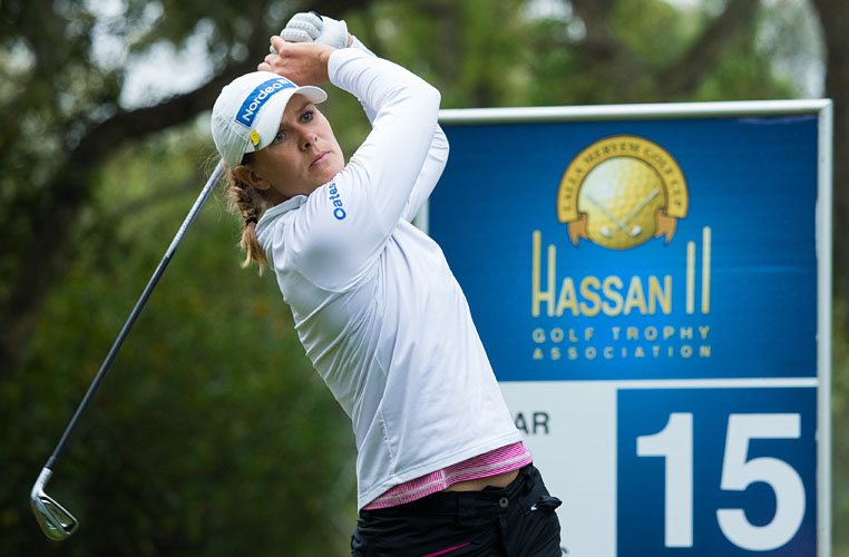 05/05/2016. Ladies European Tour 2016. Lalla Meryem Cup, Royal Dar Es Salam De Rabat, Rabat, Morocco. May 5-8. Marianne Skarpnord of Norway during the first round. Credit: Tristan Jones