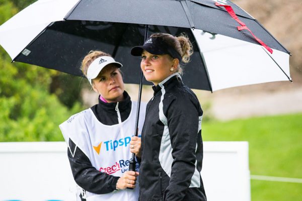 17/06/2016. Ladies European Tour 2016. Tipsport Golf Masters, Golf Park Pilsen, Dýšina, Czech republic. June 17-19. Nanna Madsen of Denmark on the first tee during the first round. Credit: Tristan Jones