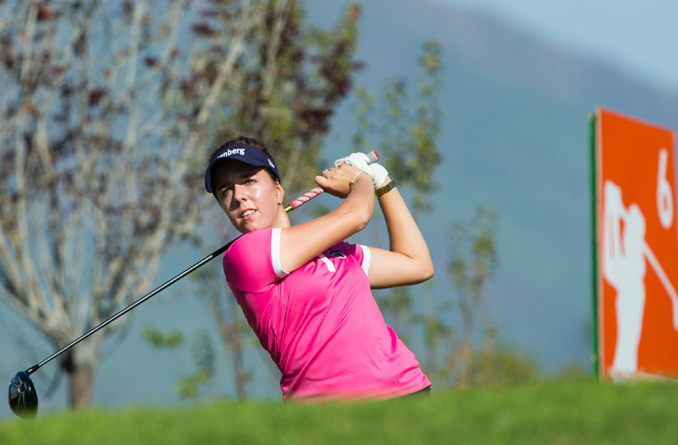 25/09/2016 Ladies European Tour 2016: Andaluca Costa del Sol Open de Espaa Femenino, Aloha Golf Club, Marbella, Spain 22-25 Sept. Georgia Hall of England during the final round. Credit: Tristan Jones