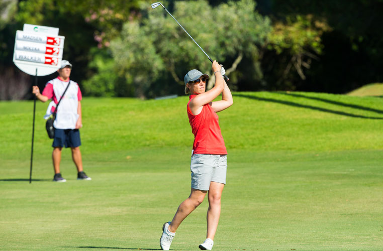 25/09/2016 Ladies European Tour 2016: Andaluca Costa del Sol Open de Espaa Femenino, Aloha Golf Club, Marbella, Spain 22-25 Sept. Sophie Walker of England during the final round. Credit: Tristan Jones