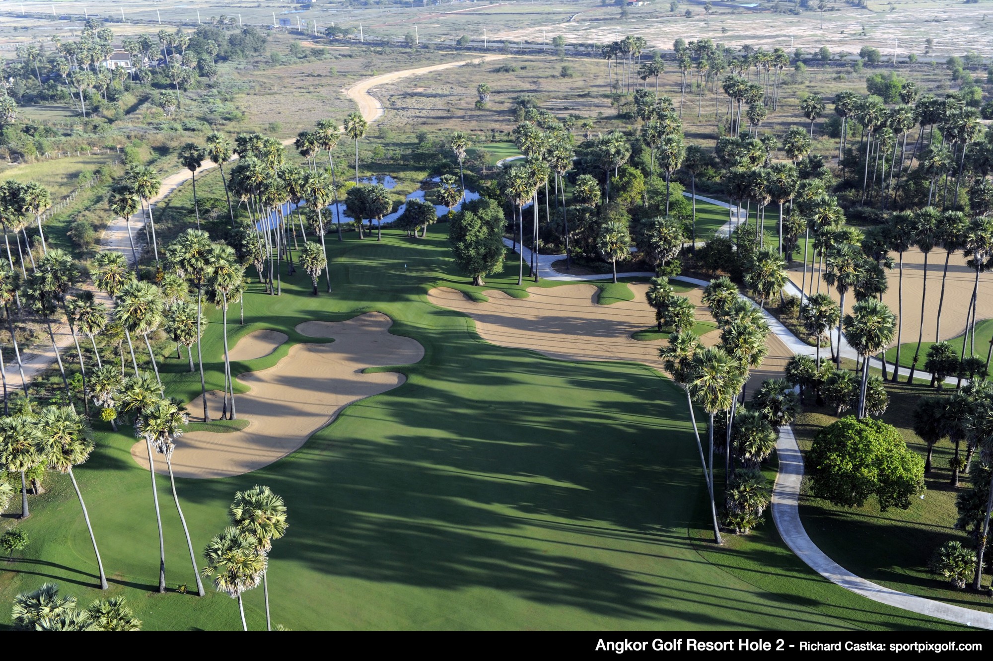 Angkor Golf Resort hole 2