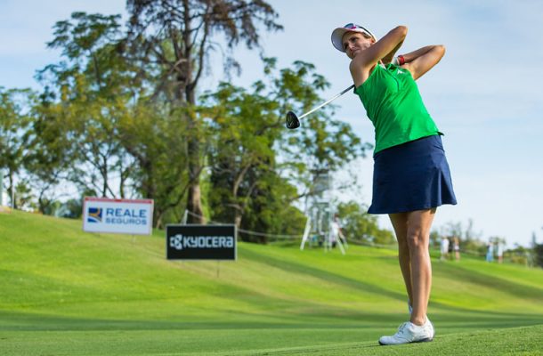 21/09/2017 Ladies European Tour 2017: Andalucia Costa Del Sol Open De Espaa Femenino, Real Club De Guadalmina. September 21-24 2017. Diana Luna of Italy during the first round. Credit: Tristan Jones.