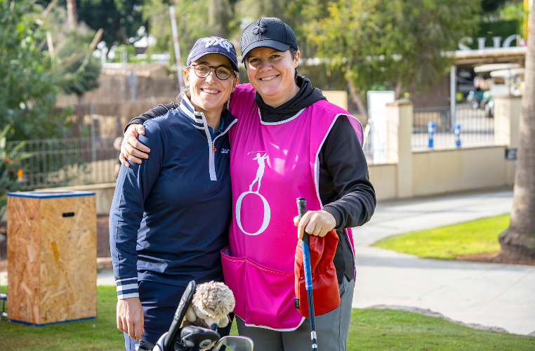 Virginia Elena Carta and Becky Brewerton